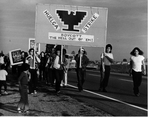(3694) Gallo Boycott, roadside demonstration (3694) Gallo Boycott, roadside demonstration